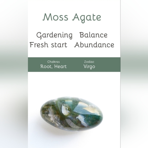 Moss Agate Butterfly Carving 🦋 - Picture 5 of 5